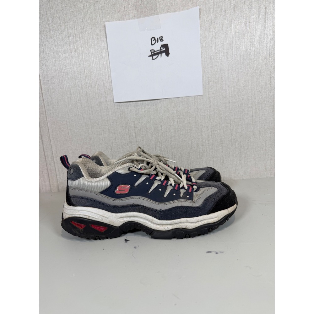 Skechers Women's 13400 Energy Wave Linxe Blue Pink Athletic Shoes Size 9.5
